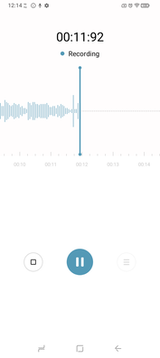 La grabadora de audio de stock. (Fuente de la imagen: Sergey Tarasov - Notebookcheck)