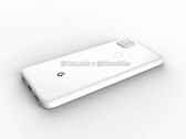 Un renderizado de Pixel 4a. (Fuente: OnLeaks/91Mobiles)