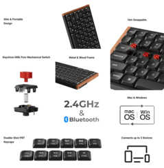 Conceptos básicos del teclado inalámbrico Keychron K3 Ultra 8K