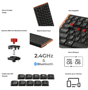 Resumen del teclado inalámbrico Keychron K3 Ultra 8K