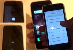 MIUI 11 fue instalado en un iPhone SE de primera generación con el uso del exploit checkm8. (Fuente de la imagen: Vimeo - editado)