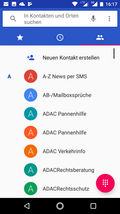 Lista de contactos Nokia 2