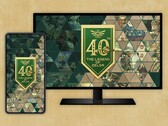 Se muestra el fondo de pantalla del 40.º aniversario de Zelda