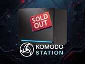 Cartel que indica que la Steam Machine está agotada en Komodo Station