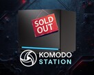 Cartel que indica que la Steam Machine está agotada en Komodo Station