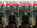 La PS5, XSX y PCIe 4.0 SSD están muy por delante del disco duro. (Fuente de la imagen: CD Projekt/Pug Tech Tips)