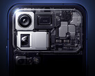 Los teléfonos Xiaomi 18 Pro vendrán equipados con una cámara principal y un teleobjetivo de 200 MP. En la imagen: una fotografía promocional que muestra el hardware interno de la cámara.
