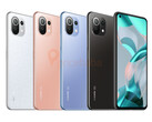 El Xiaomi 11 Lite 5G NE llegará en cuatro colores. (Fuente de la imagen: @ishanagarwal24 y Pricebaba)