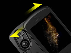 El RG Slide rememora los diseños clásicos de la PSP Go y el Xperia Play. (Fuente de la imagen: Anbernic)
