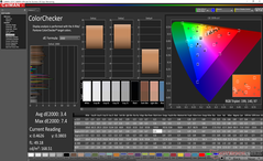 ColorChecker antes de la calibración