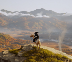 Ghost of Yotei llega como uno de los videojuegos visualmente más impresionantes jamás realizados, pero al parecer eso tiene un coste. (Fuente de la imagen: PlayStation)