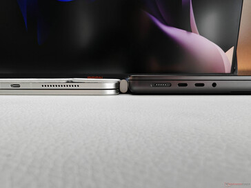 iPad Pro 11 2025 M5 y Magic Keyboard (izquierda) frente a Apple MacBook Pro 14 (derecha)