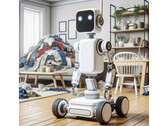 El sistema de IA de OK-Robot sólo consigue recoger el 58,5 % de los objetos en hogares especialmente desordenados (imagen simbólica: DALL-E / AI)