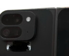 El supuesto Pixel Fold 2 con lo que parecen ser cuatro cámaras orientadas hacia atrás. (Fuente de la imagen: Android Authority - editado)