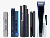 La PlayStation 5 destaca por su diseño y tamaño. (Fuente de la imagen: Sony vía Reddit - u/batgamerman)
