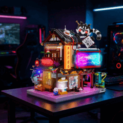 La nueva tienda de manga de Lumibricks está iluminada
