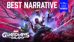 Marvel's Guardians of the Galaxy es el cabeza de cartel de este mes. El juego ganó el premio The Game Award a la mejor narrativa en 2021. (Fuente de la imagen: Xbox)