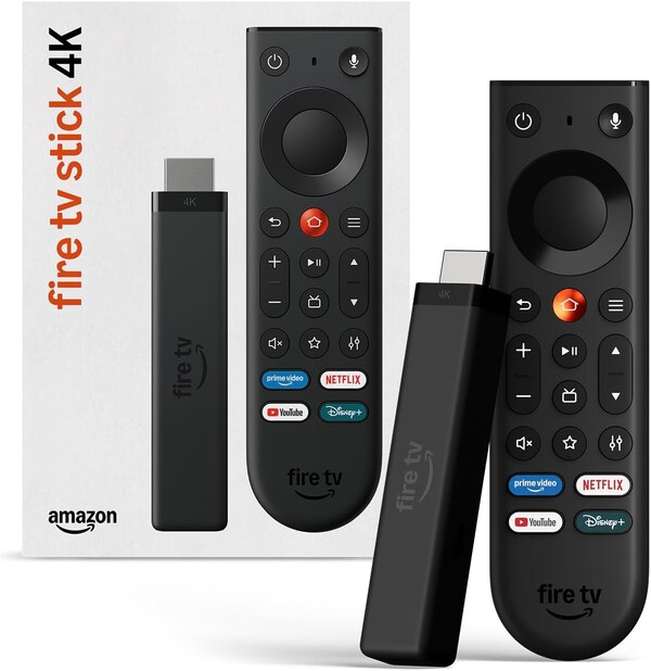 El nuevo Fire TV Stick 4K (en la imagen) se sitúa por debajo del Fire TV 4K Max y el Fire TV Cube.