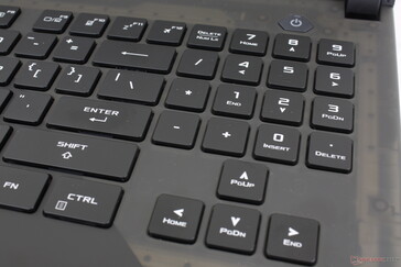 Tanto las teclas de dirección como el teclado numérico son ahora mucho más grandes que en el G732