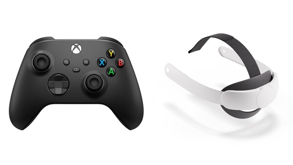 Se espera que la Meta Quest 3S Xbox Edition venga con un mando inalámbrico Xbox y una correa Meta Quest Elite. (Fuente de la imagen: Xbox & Meta)
