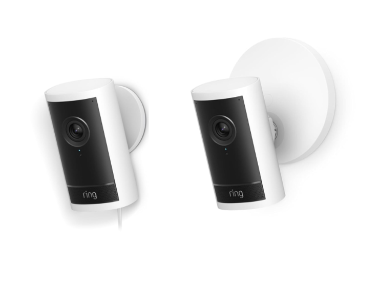 La Ring Outdoor Cam Pro (izquierda) y la Outdoor Cam Pro PoE (derecha). (Fuente de la imagen: Ring) 