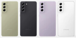 Variantes de color para el Galaxy S21 FE 5G (foto: Samsung)