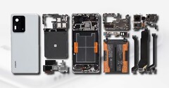 El Xiaomi Mi Mix 4 tiene una batería de 4.500 mAh de capacidad. (Fuente de la imagen: Xiaomi/Zahar Mobile Review - editado)