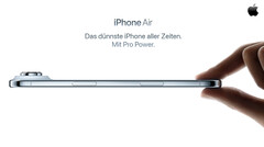 Apple ha presentado recientemente el iPhone Air, el iPhone más delgado de la historia. (Fuente de la imagen: Apple)