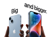 El 14 Plus: 14, pero más grande. (Fuente: Apple)