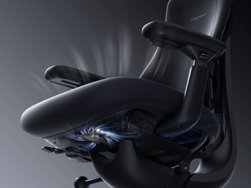 Ventilación del asiento en la LiberNovo Omni Pro.