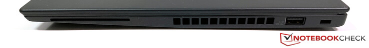 Lado derecho: SmartCard, USB 3.0, ranura para bloqueo de seguridad