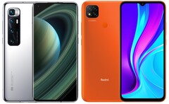 El Xiaomi Mi 10 Ultra y el Redmi 9 han pasado ahora aparentemente a pruebas internas. (Fuente de la imagen: Xiaomi - editado)