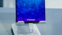 La nueva pantalla Visionox. (Fuente: Digital Chat Station vía Weibo)