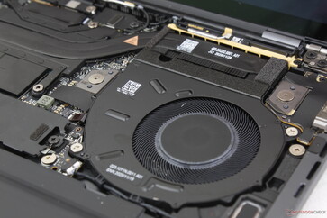 Los ventiladores son de los más finos de cualquier subportátil Dell