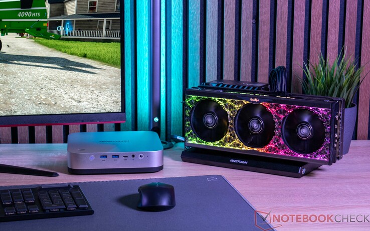 Minisforum AI X1 Pro y Nvidia GeForce RTX 4090 con la Minisforum DEG1