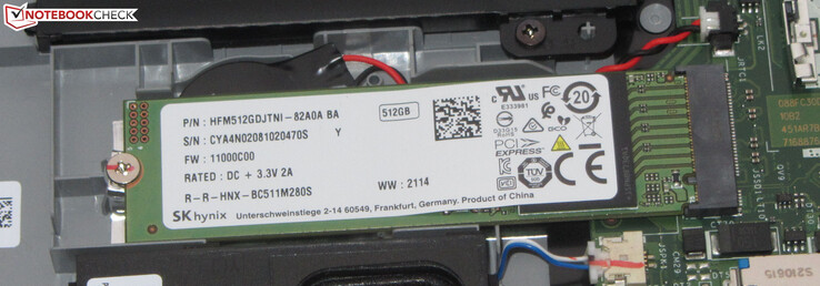 Un SSD sirve como unidad de sistema.