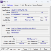 CPU-Z: Placa base