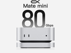 Beelink Mate mini se conecta al Mac mini a través de un puerto Thunderbolt 5. En la imagen: la base dock. (Fuente de la imagen: Beelink - editado)
