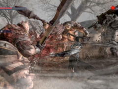 En Hechizo Sangriento, los jugadores pueden cambiar entre varios tipos de armas sobre la marcha: espadas, picas, puños y armas a distancia. En la imagen, una captura de pantalla cinemática del juego. (Fuente de la imagen: Steam)