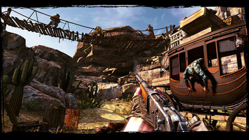 En la imagen: Una captura de pantalla del juego Call of Juarez: Gunslinger.