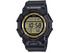 El Casio G-Shock GD-010GB-1A9JF (en la imagen) tiene una pantalla LCD dorada tintada y un anillo pulido en el bisel. (Fuente de la imagen: G-Central)