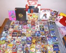 Una colección de cartuchos de Nintendo Switch en la imagen