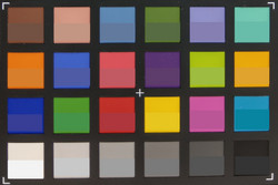 ColorChecker Passport: los colores objetivo están representados en la mitad inferior de cada campo