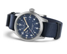 El Hamilton Khaki Field Power Reserve de 40 mm con esfera azul