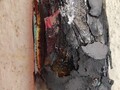 Daños masivos en el OnePlus Nord 2 que ha explotado. (Fuente: Ankur Sharma)