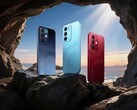 El Realme 15x está disponible en azul marino, azul aguamarina y rojo granate. (Imagen 