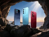 El Realme 15x está disponible en azul marino, azul aguamarina y rojo granate. (Imagen
