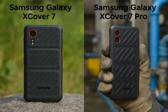 Enfrentamos al Samsung Galaxy XCover 7 más barato con el XCover 7 Pro. (Fuente de la imagen: Florian Schmitt/Notebookcheck)