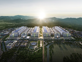 Representación de SK hynix del clúster de semiconductores de Yongin, en la imagen.