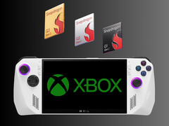 Chips Snapdragon sobre la rumoreada nueva consola Xbox (Fuente de la imagen: Qualcomm, Asus, Microsoft Gaming con ediciones)